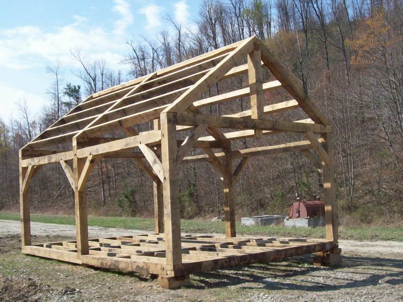 Timber Frame Shed Plans